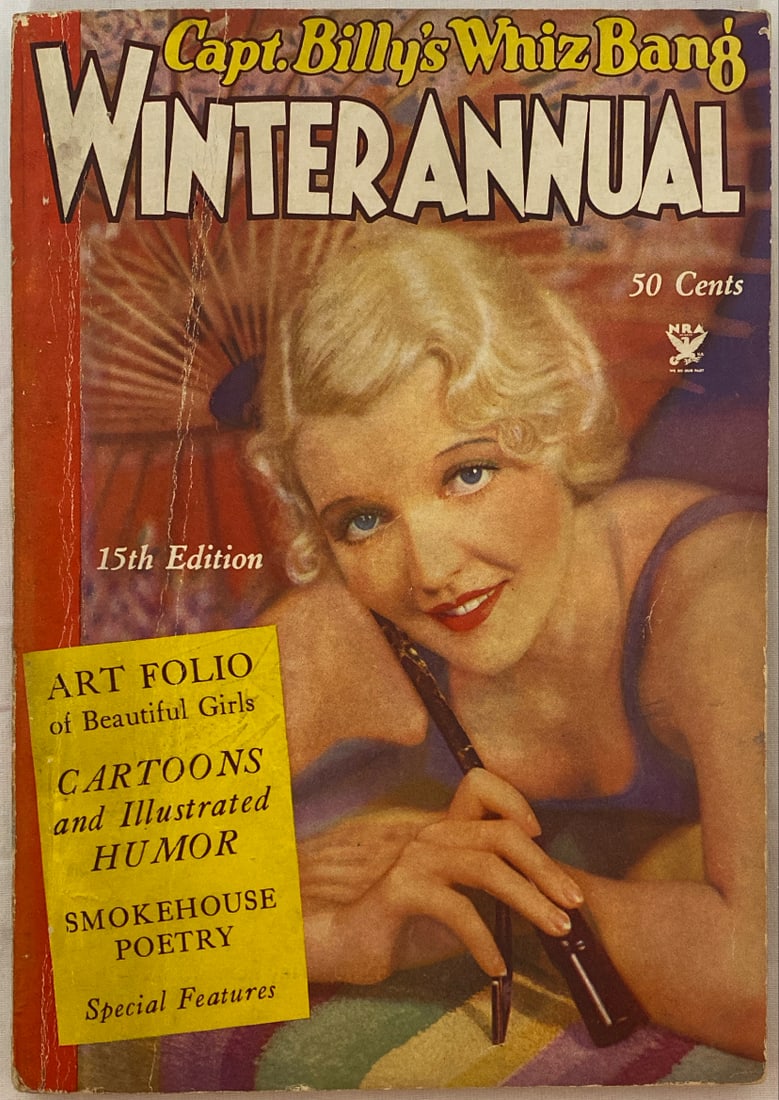 Captain Billy's Wiz Bang Winter Annual 1935 15th Edition: please preview and see all photos for condition 