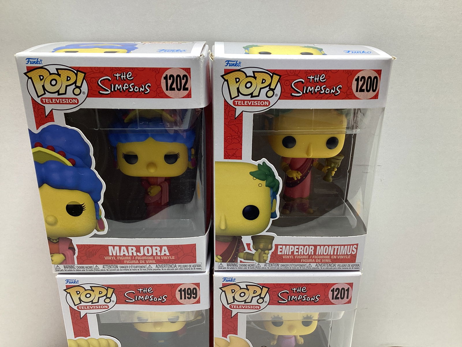 Four the Simpsons Funko Pops - 2