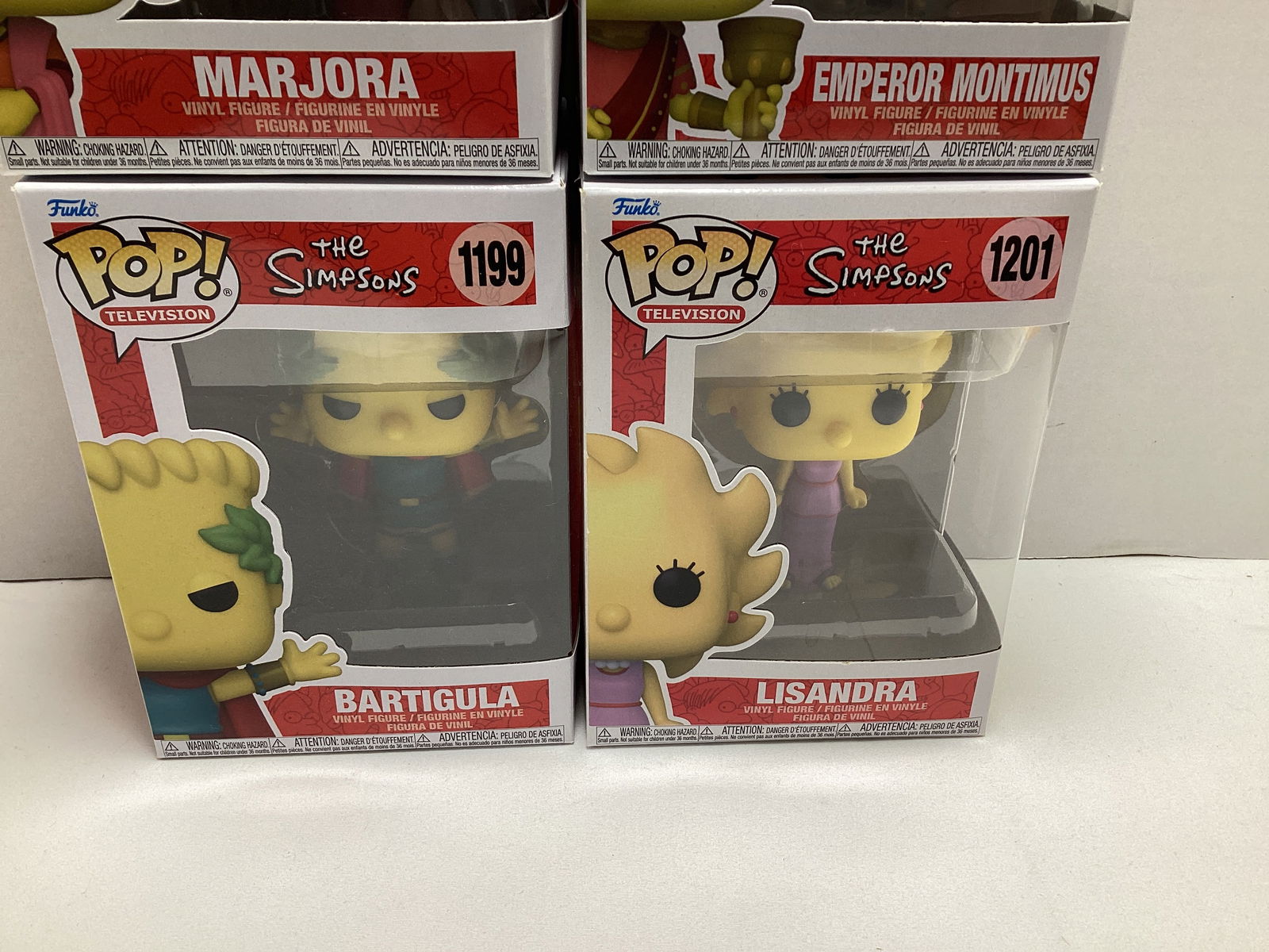 Four the Simpsons Funko Pops - 3