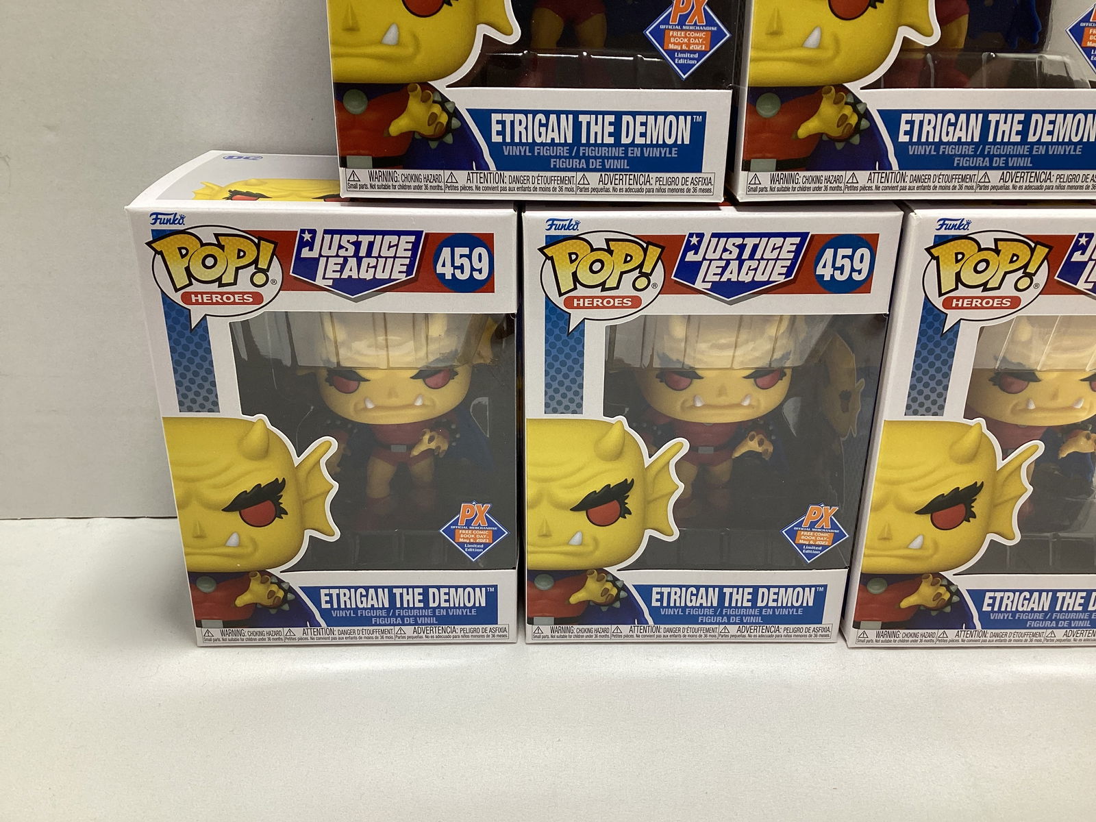 Five DC Comics Justice League Etrigan the Demon Previews Exclusive Funko Pops - 3
