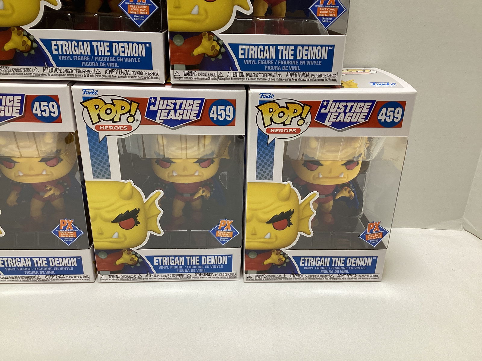 Five DC Comics Justice League Etrigan the Demon Previews Exclusive Funko Pops - 4