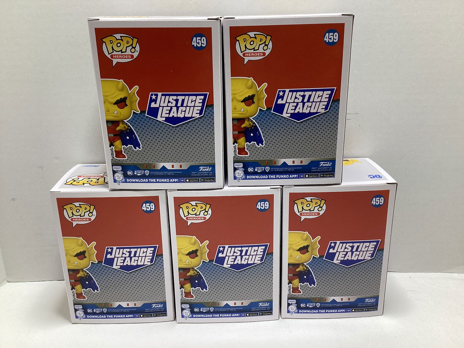 Five DC Comics Justice League Etrigan the Demon Previews Exclusive Funko Pops - 5