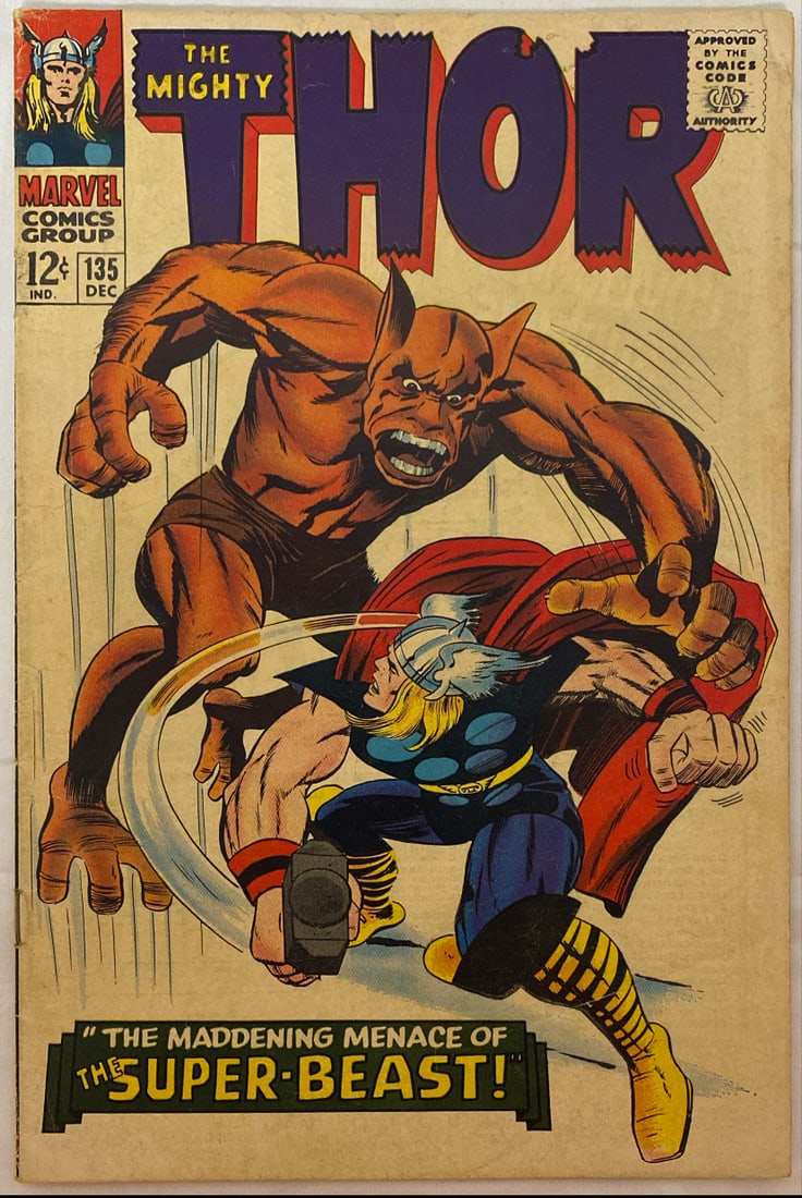 The Mighty Thor 135 Marvel Comic Book (1 of 8)