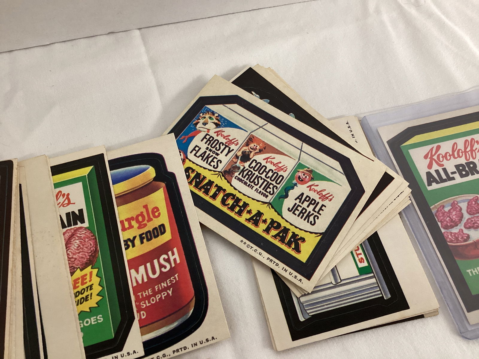 1970's Topps Wacky Packages Stickers and Puzzle Trading Cards - 9