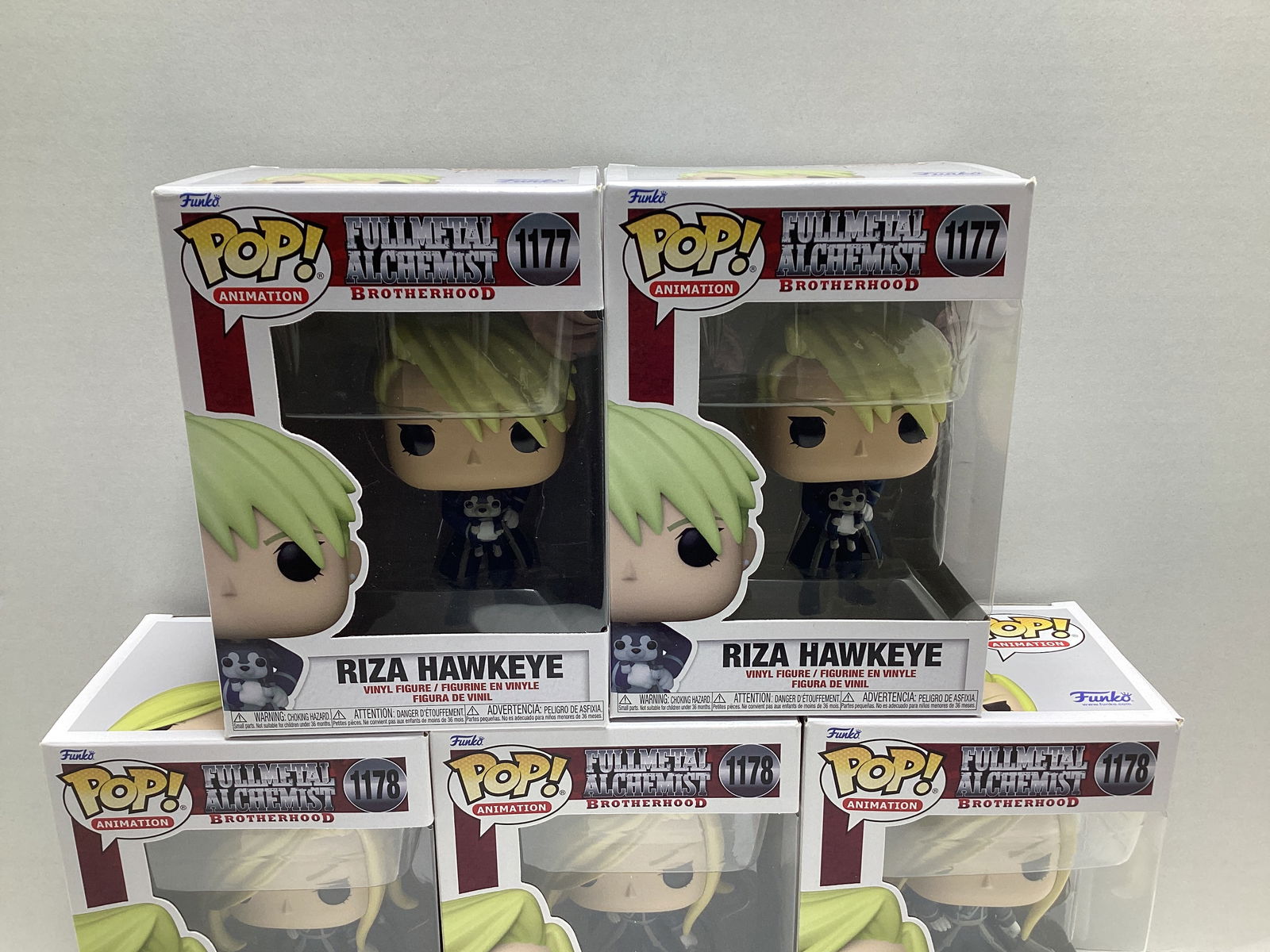 Five Fullmetal Alchemist Anime Funko Pops - 2