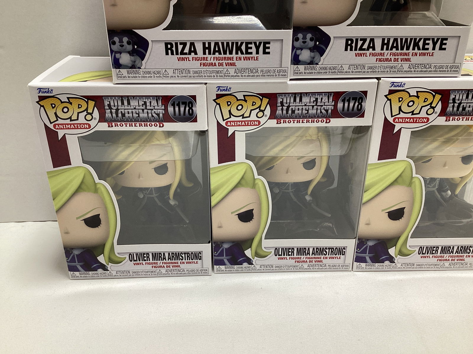 Five Fullmetal Alchemist Anime Funko Pops - 3