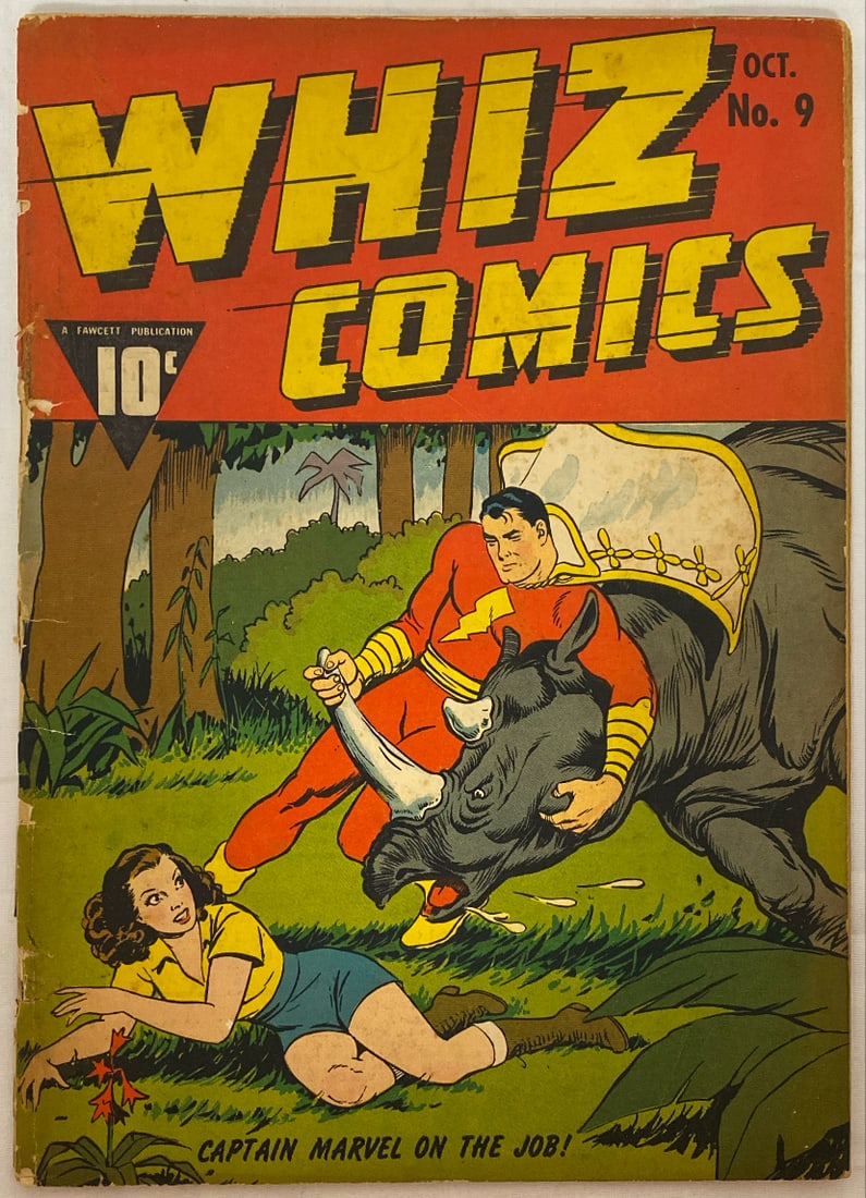 Whiz Comics 9 Fawcett Comic Book (1 of 8)