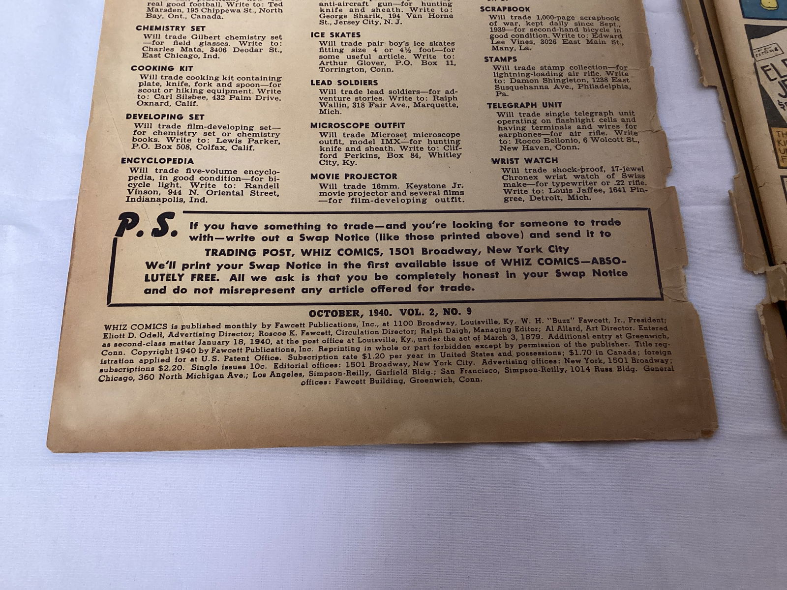 Whiz Comics 9 Fawcett Comic Book - 7