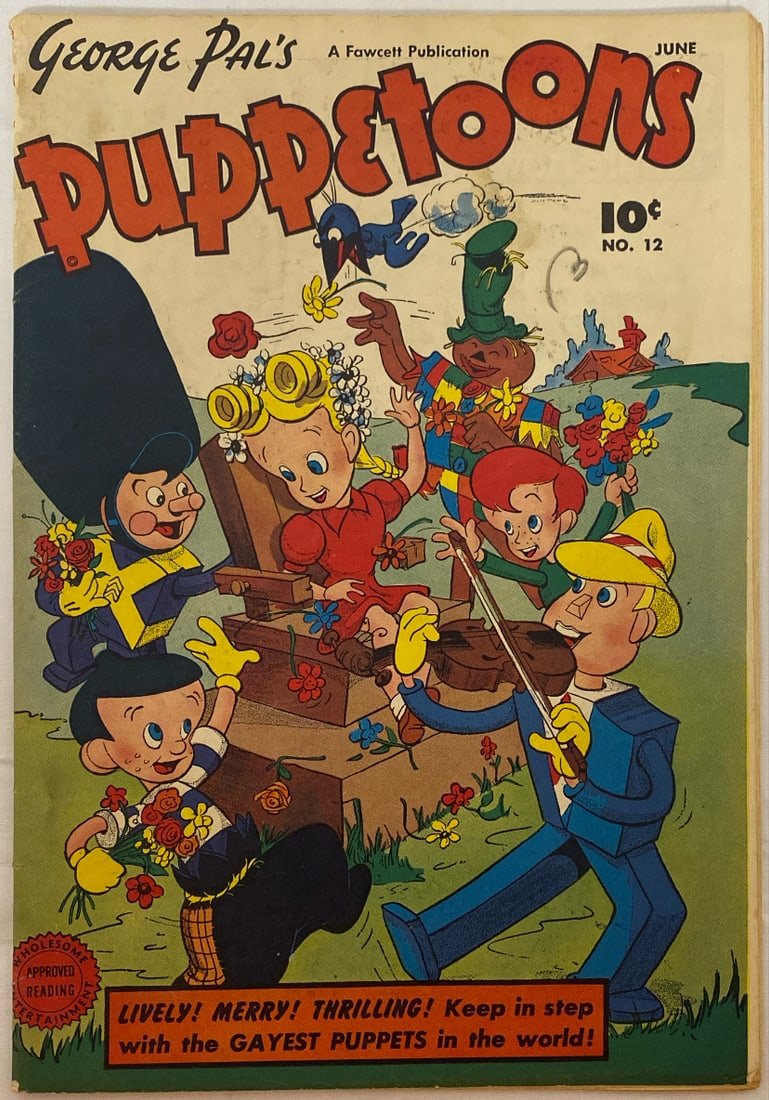 George Pal's Puppetoons 12 Fawcett Comic Book: 1947, please preview and see all photos for condition 