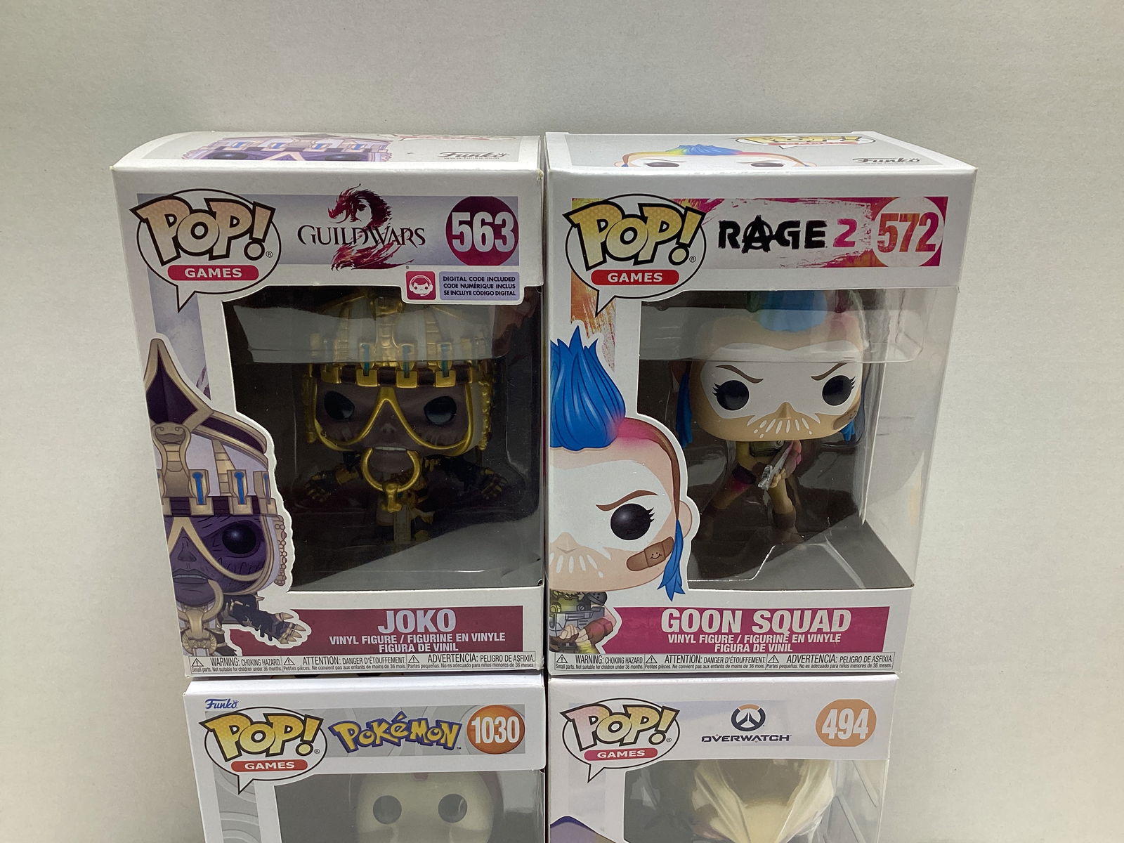 Four Video Game Funko Pops - 2