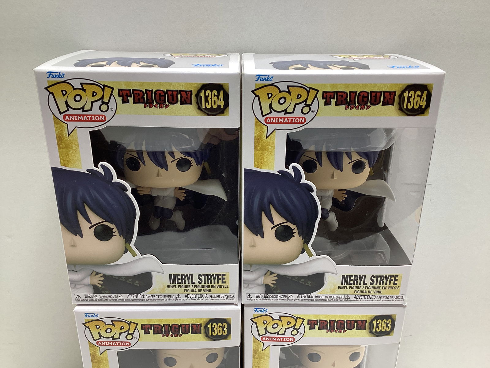 Four Trigun Anime Funko Pops - 2