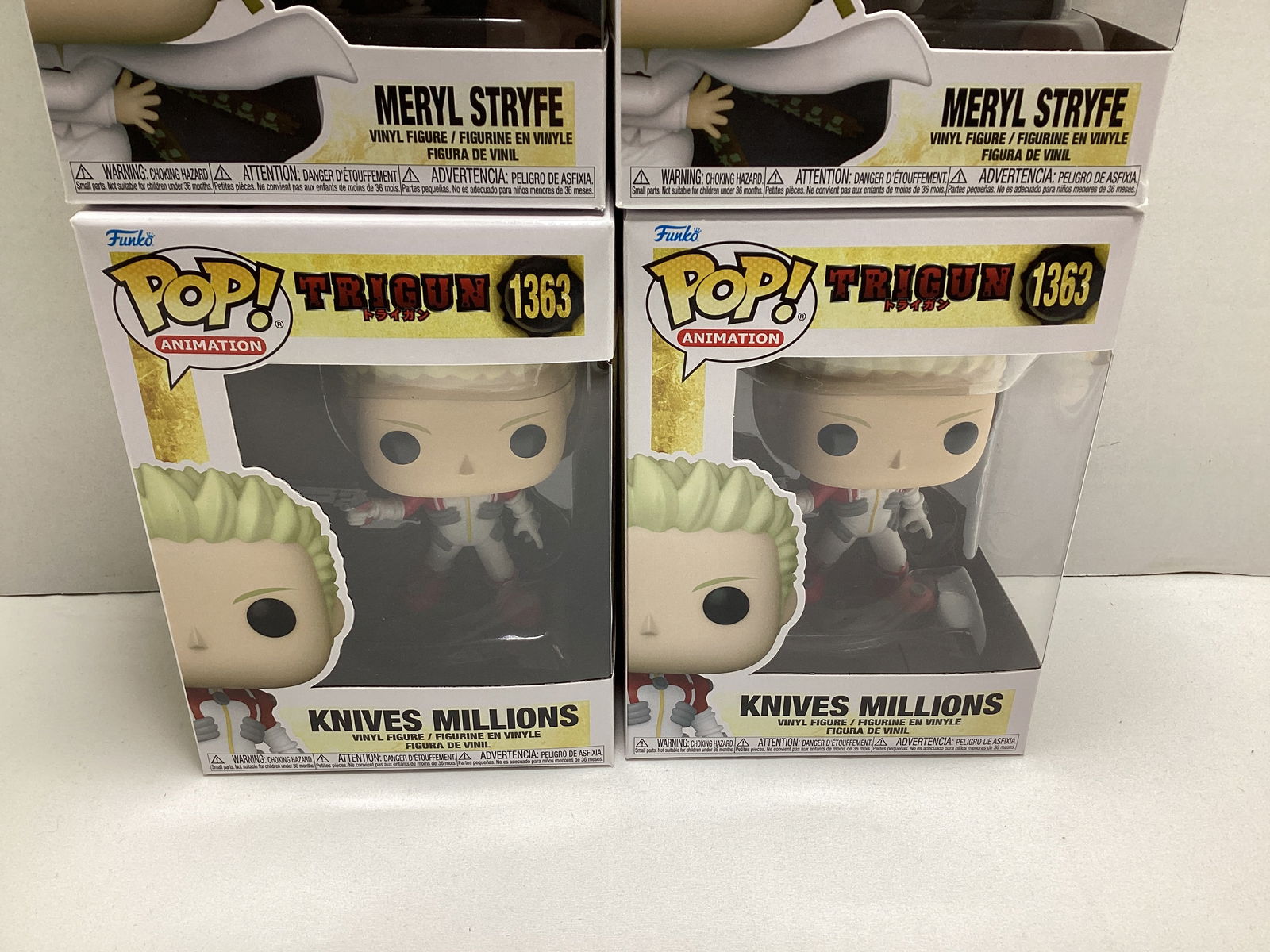 Four Trigun Anime Funko Pops - 3