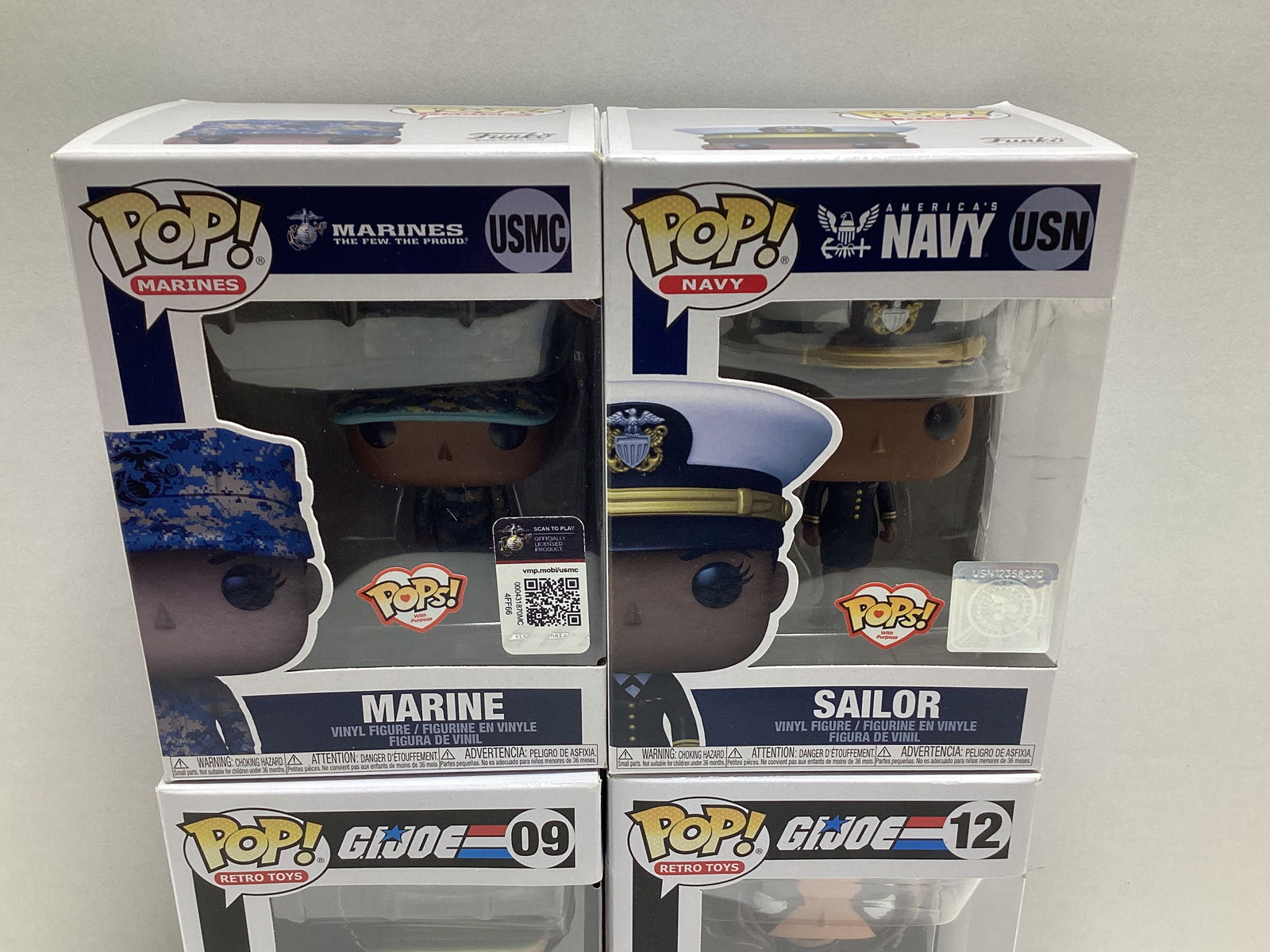Four GI Joe and Military Funko Pops - 2
