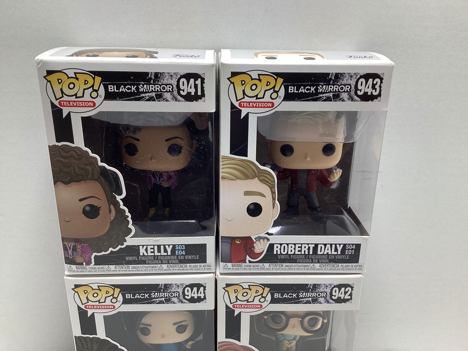 Four Black Mirror Funko Pops - 2