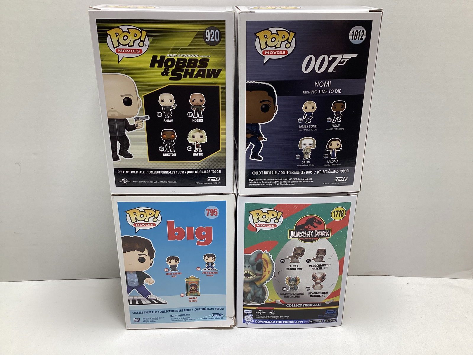 Four Movies Funko Pops - 4