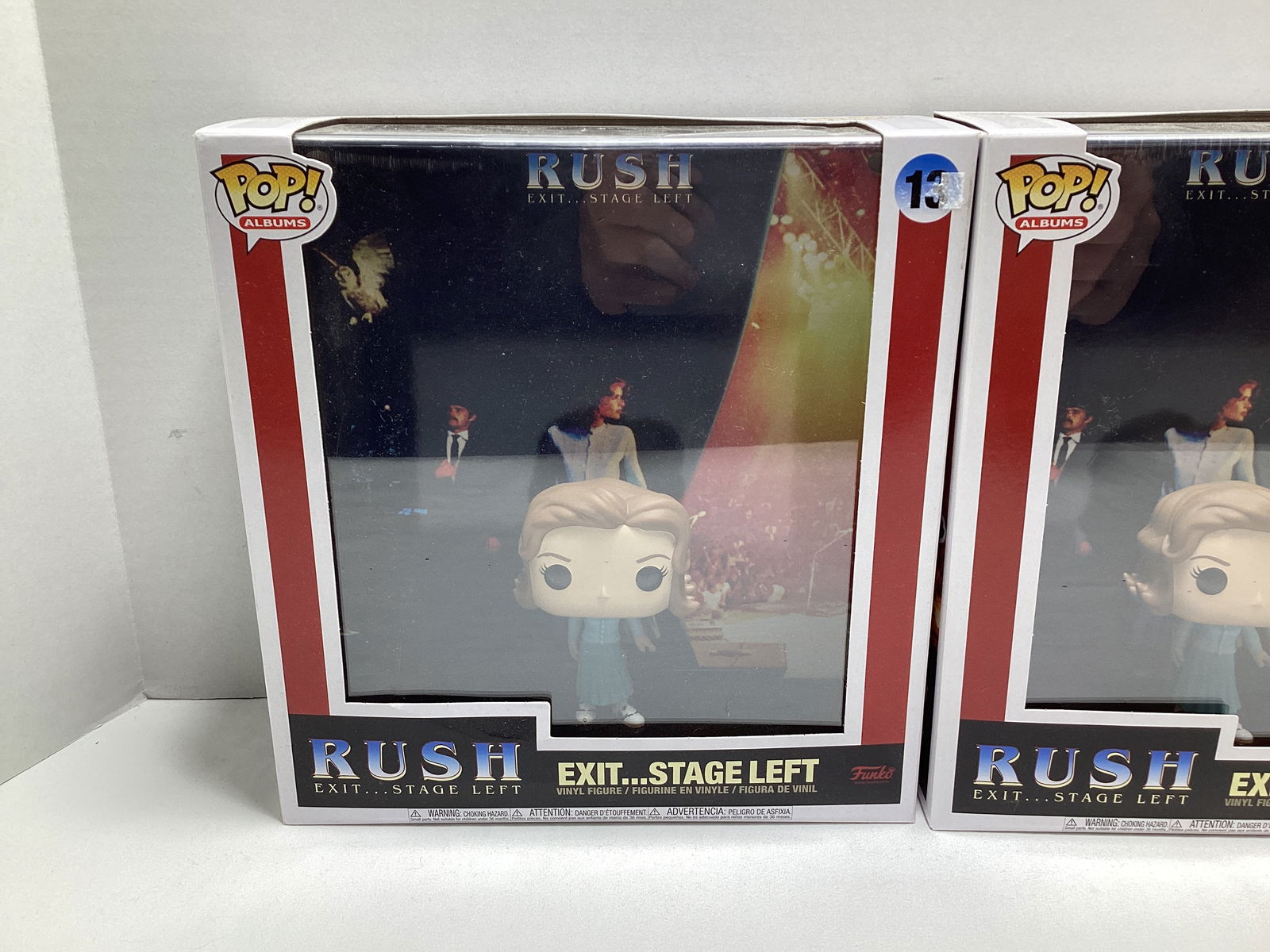 Two Rush Exit Stage Left Funko Pop Albums - 2