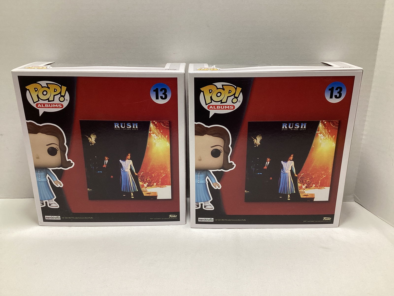 Two Rush Exit Stage Left Funko Pop Albums - 6