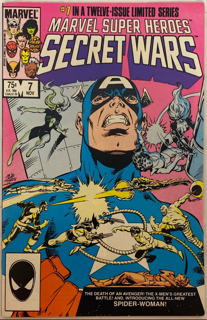 Marvel Super Heroes Secret Wars 7 Marvel Comic Book (1 of 8)