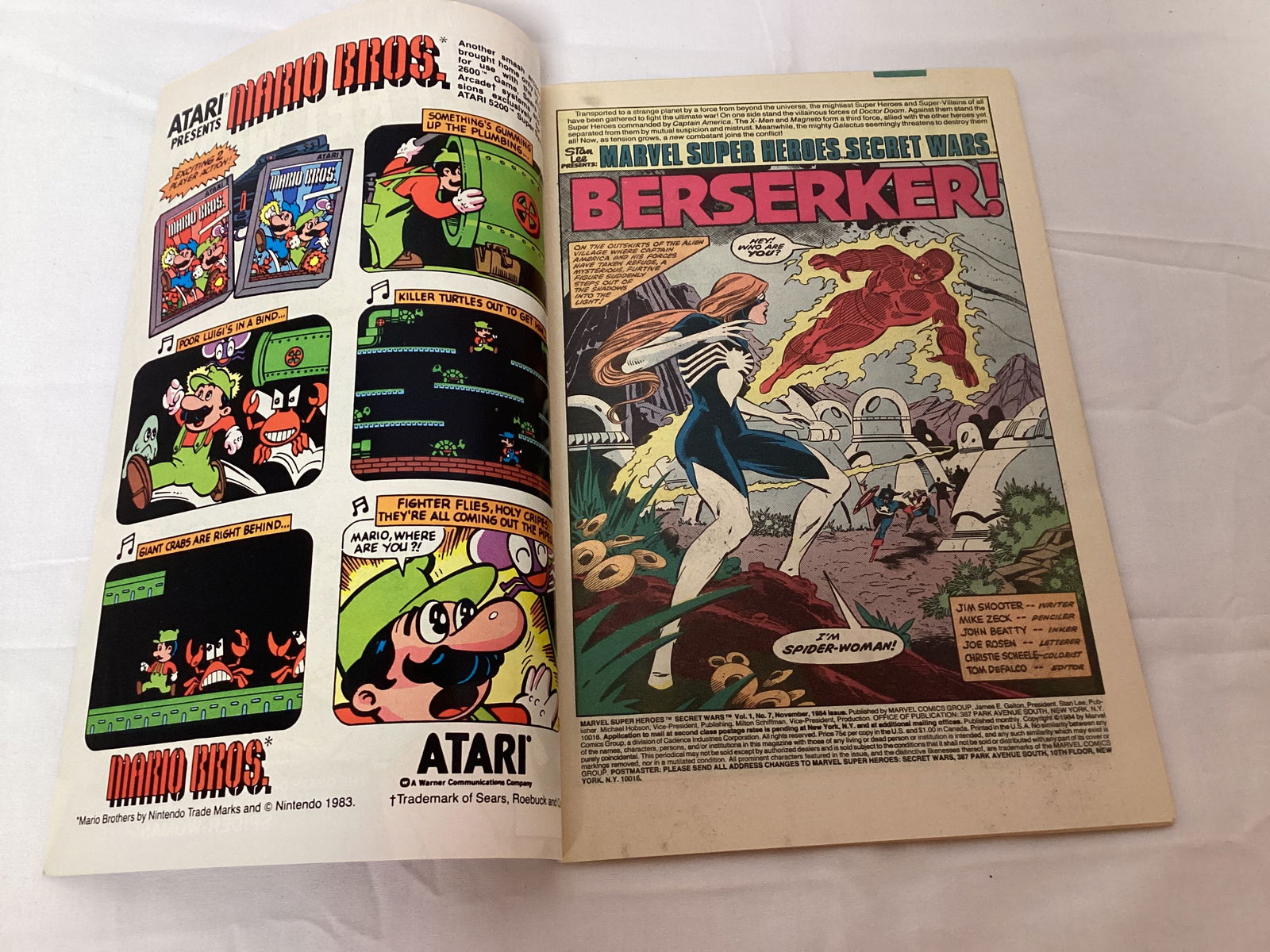 Marvel Super Heroes Secret Wars 7 Marvel Comic Book - 6