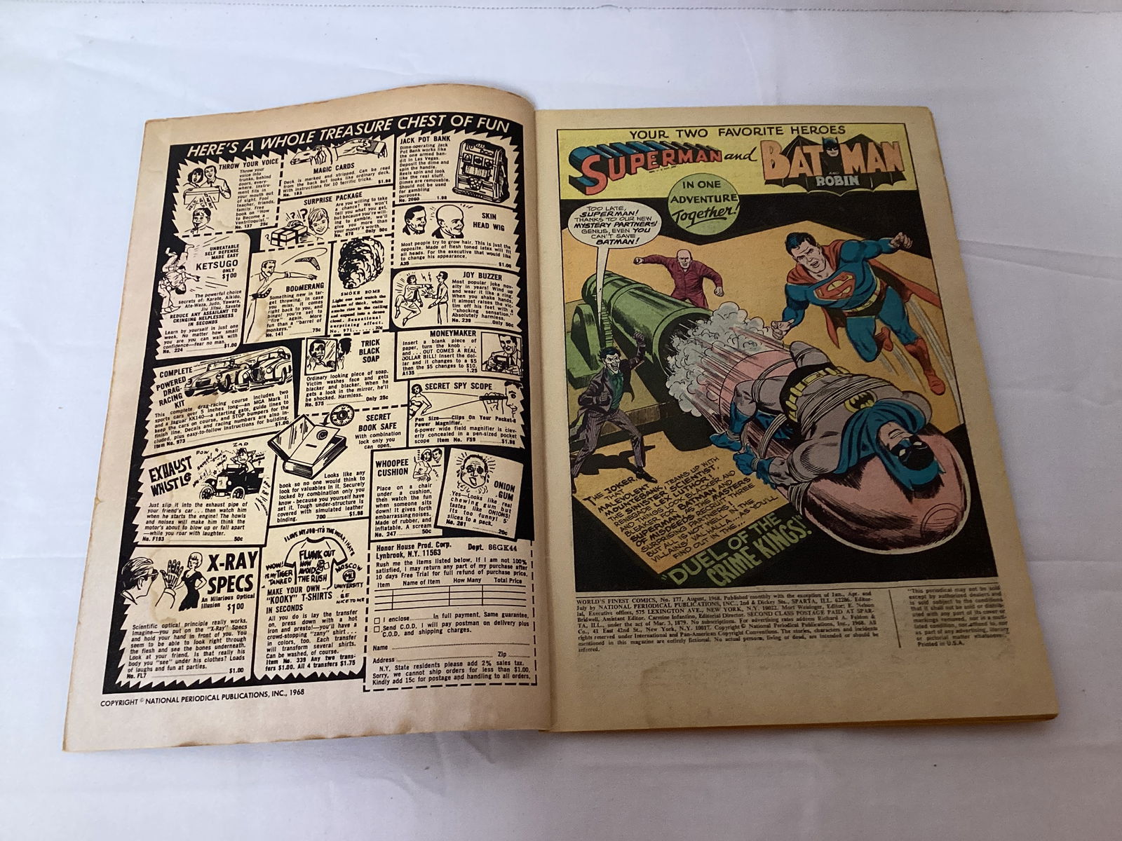 World's Finest Comics 177 DC Superman Batman Comic Book - 6