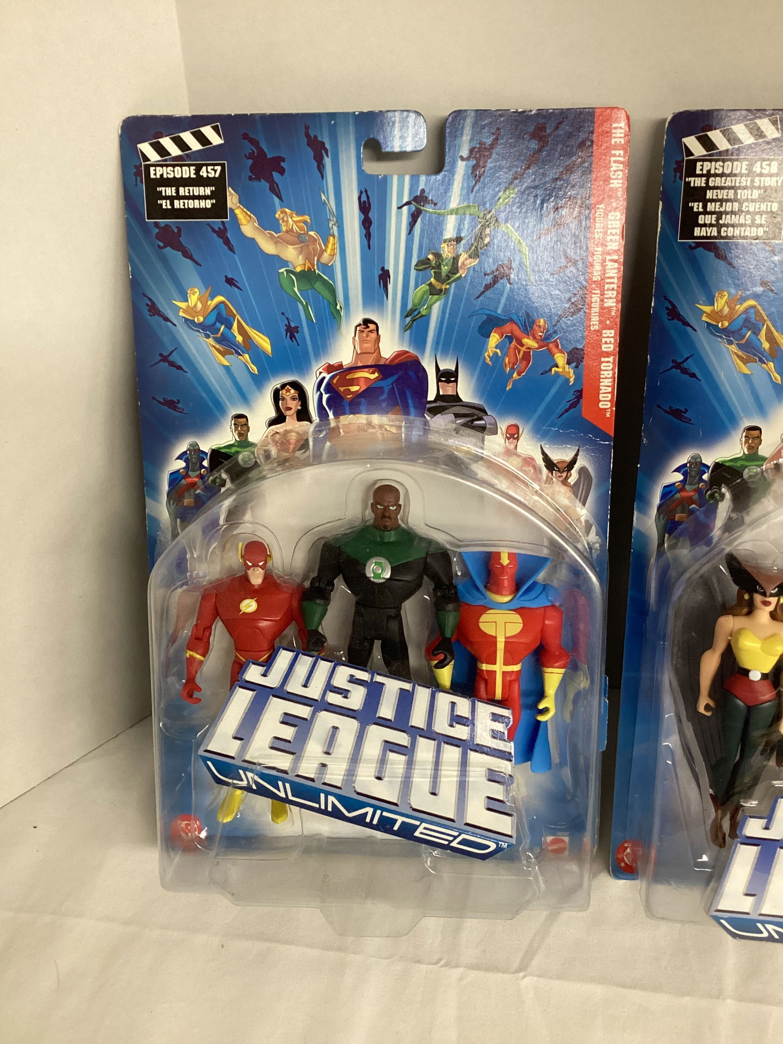 Three Packs of DC Justice League Unlimited Action Figures - 2