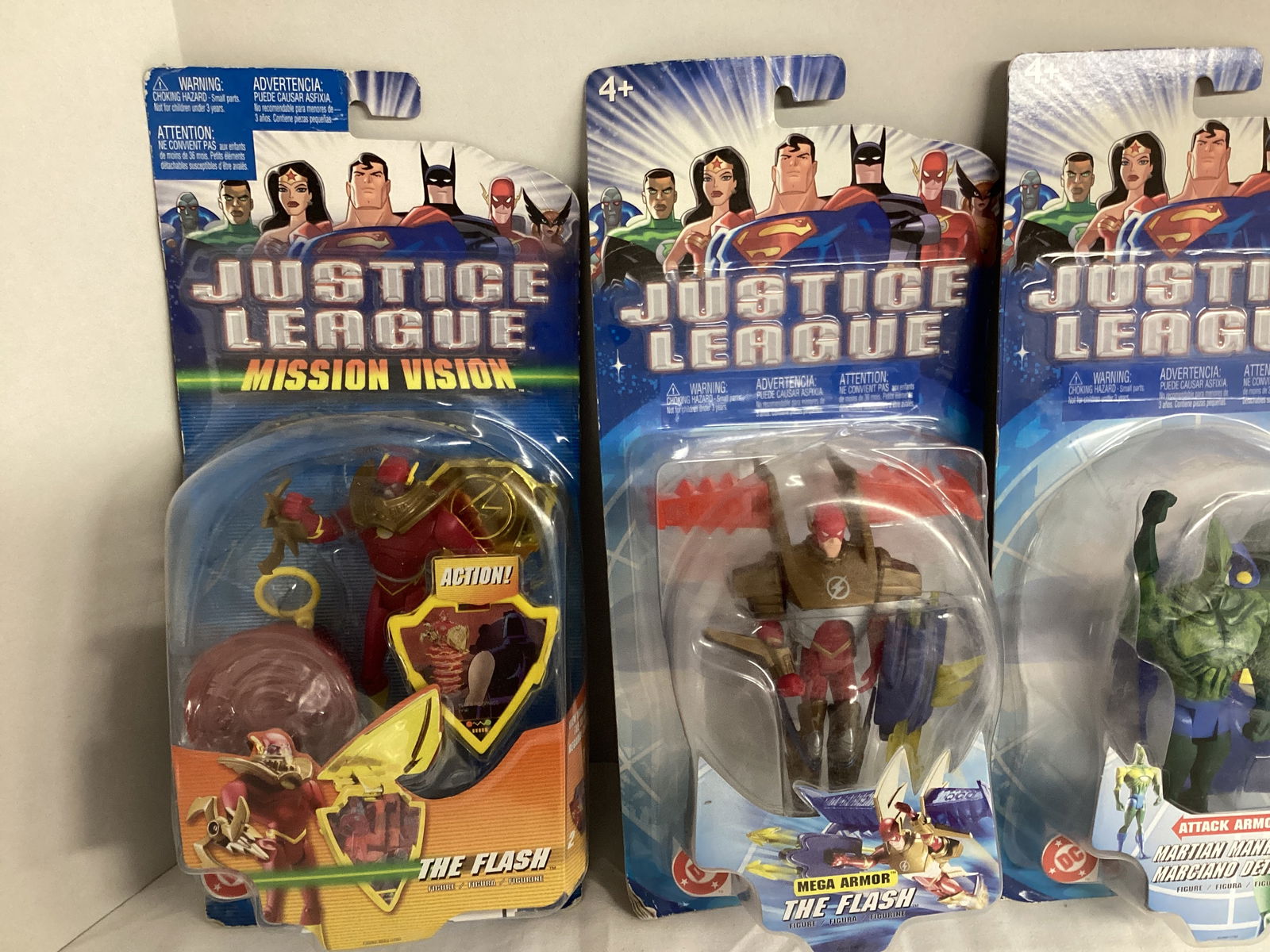 Four DC Justice League Action Figures - 2