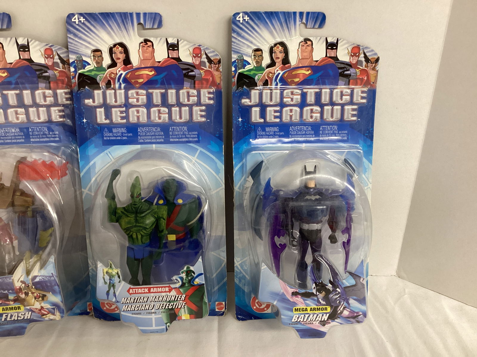 Four DC Justice League Action Figures - 3
