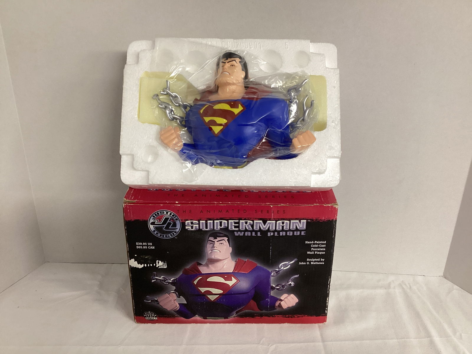 DC Direct Justice League the Animated Series Superman Wall Plaque (1 of 3)