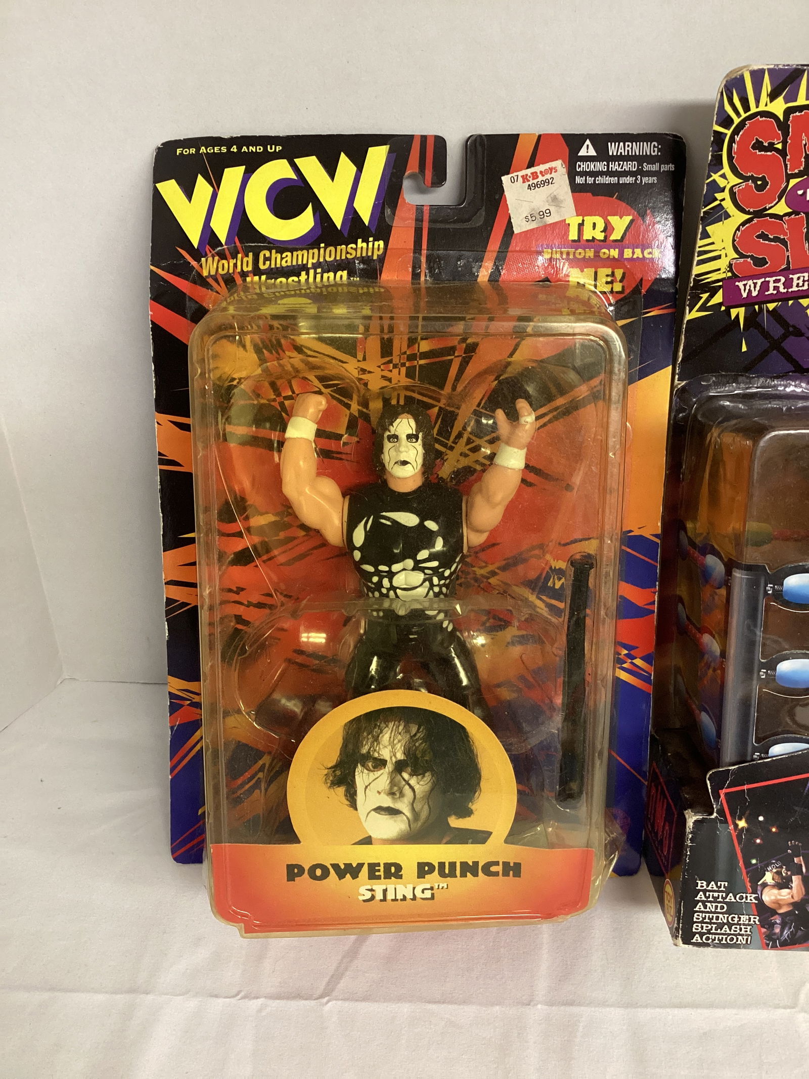 Two Sting Wrestling Action Figures - 2