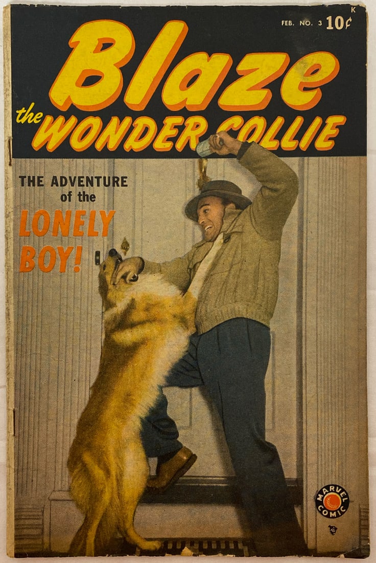 Blaze the Wonder Collie 3 Comic Book: 1950, please preview and see all photos for condition 