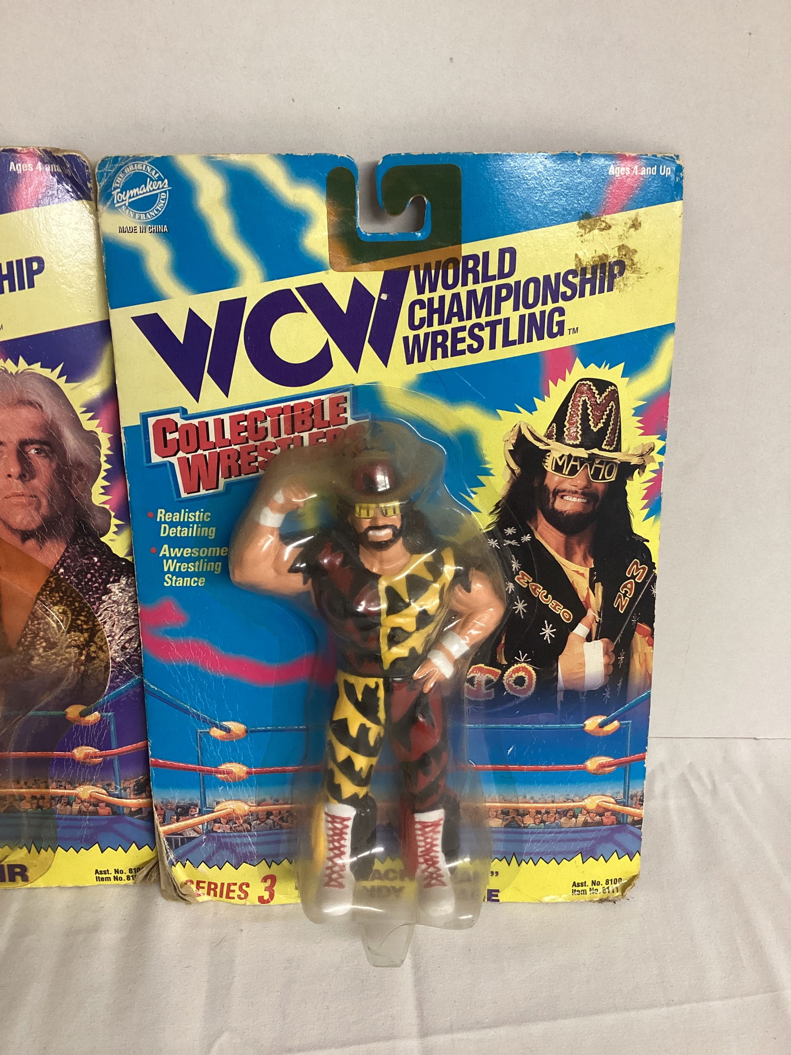 WCW Ric Flair and Macho Man Randy Savage Wrestling Figures - 3