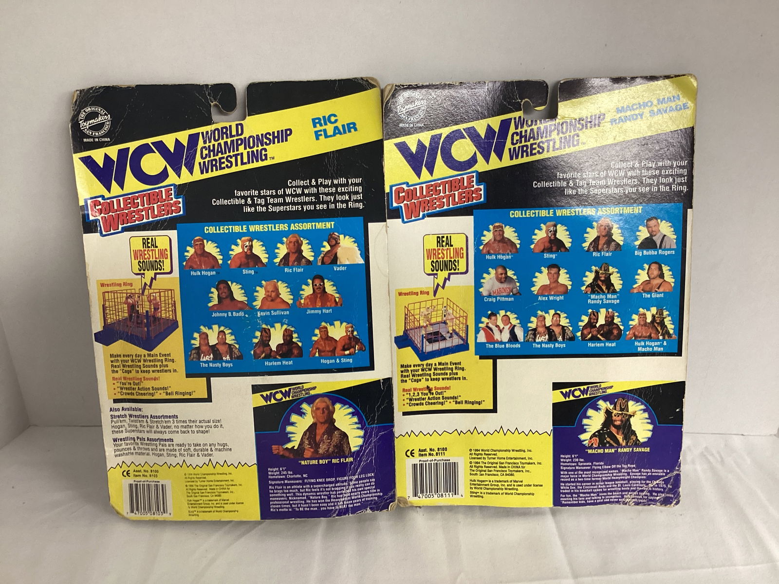 WCW Ric Flair and Macho Man Randy Savage Wrestling Figures - 4