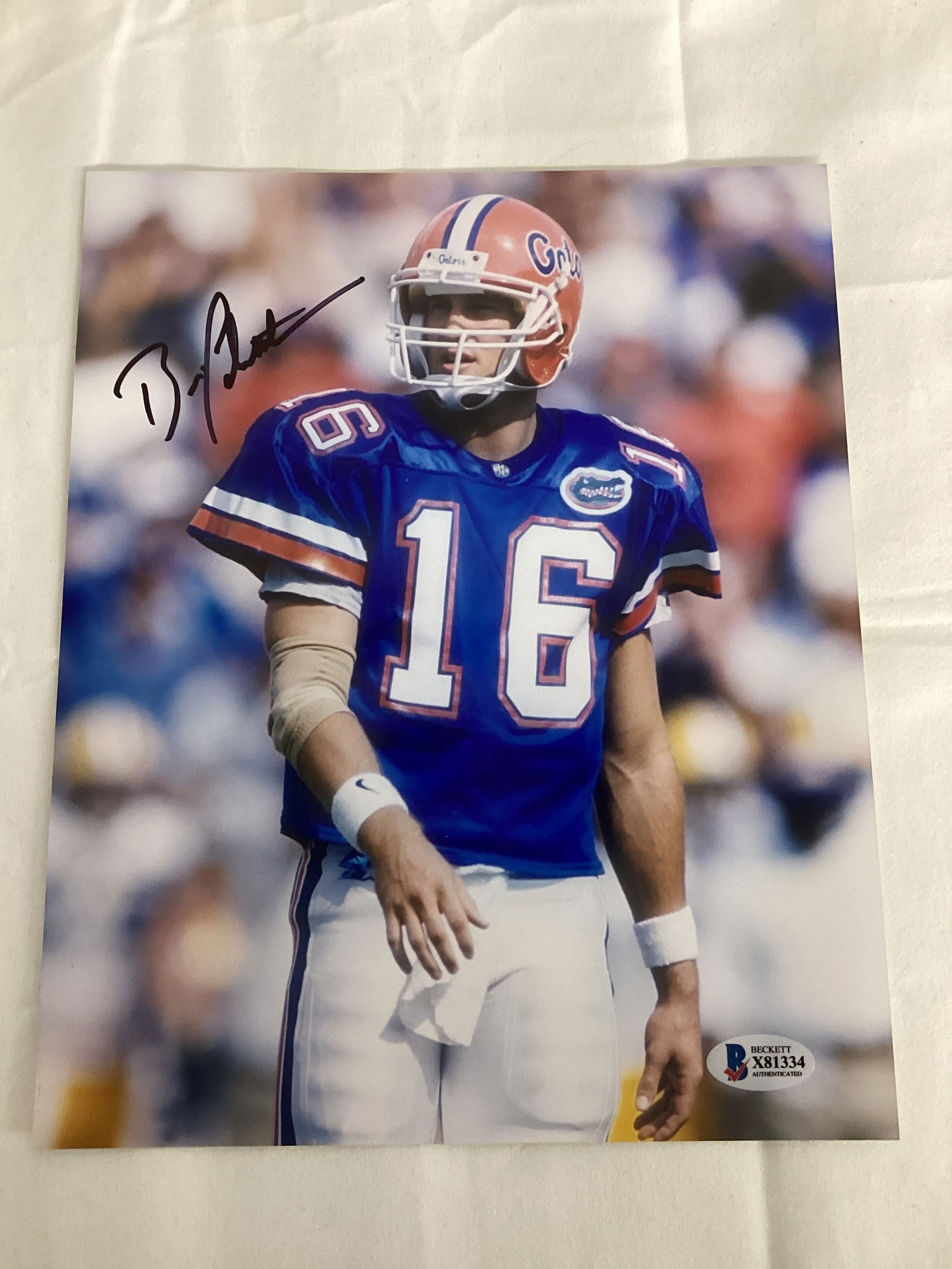 Brian Schottenheimer Signed Florida Gators 8x10 Photo Beckett COA: . 