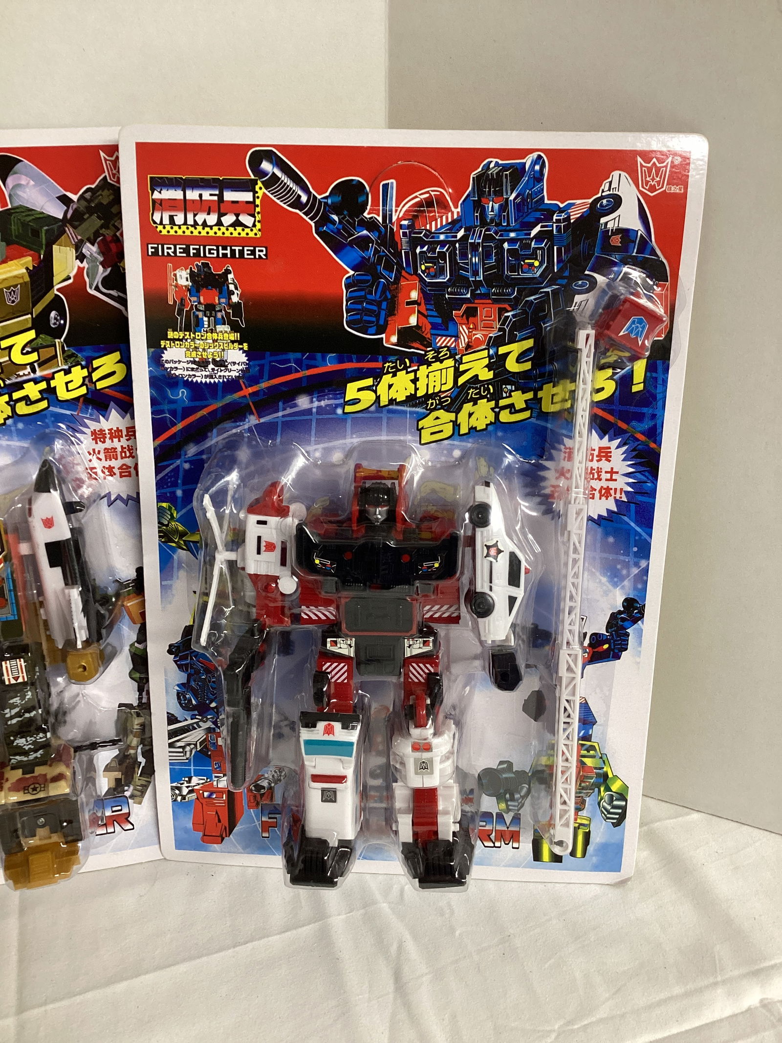 Four Chinese Japanese "Transformers" Action Figures - 5