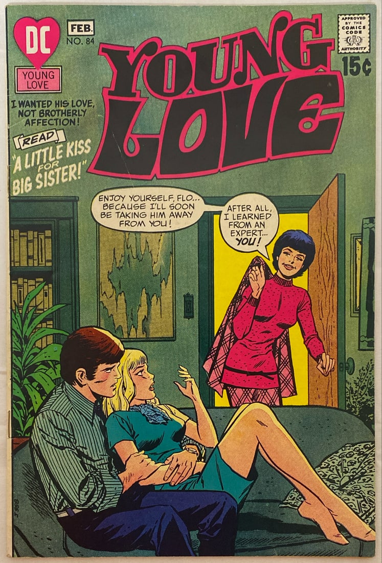 Young Love 84 DC Comic Book: 1971, please preview and see all photos for condition 