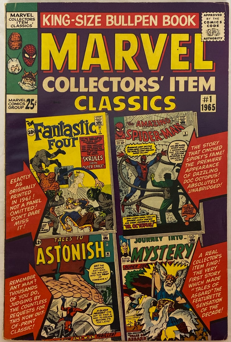 Marvel Collectors' Item Classics 1 Comic Book (1 of 8)