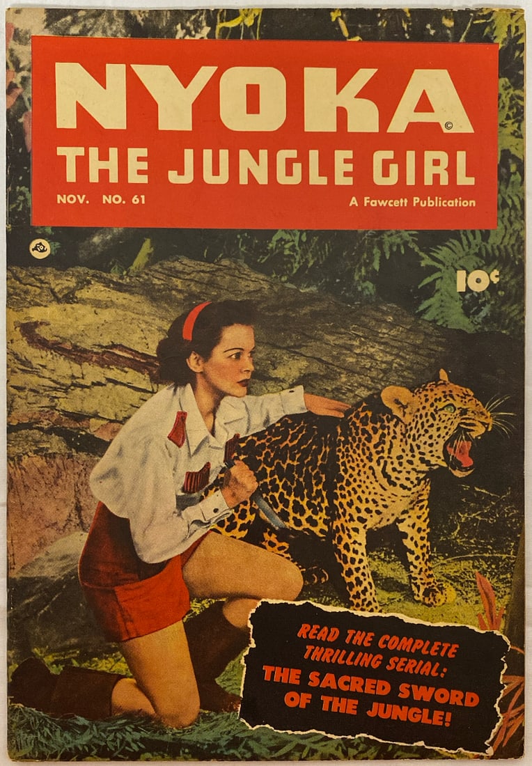 Nyoka the Jungle Girl 61 Fawcett Comic Book: 1951, please preview and see all photos for condition 