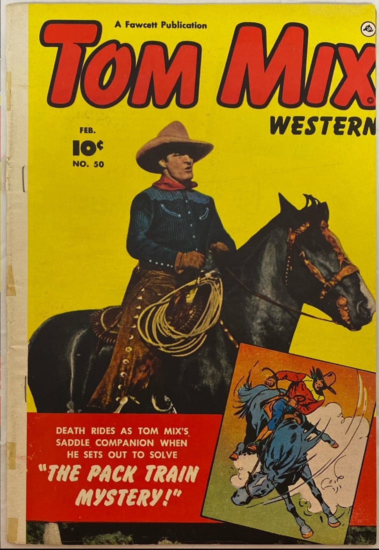 Tom Mix Western 50 Fawcett Comic Book (1 of 8)