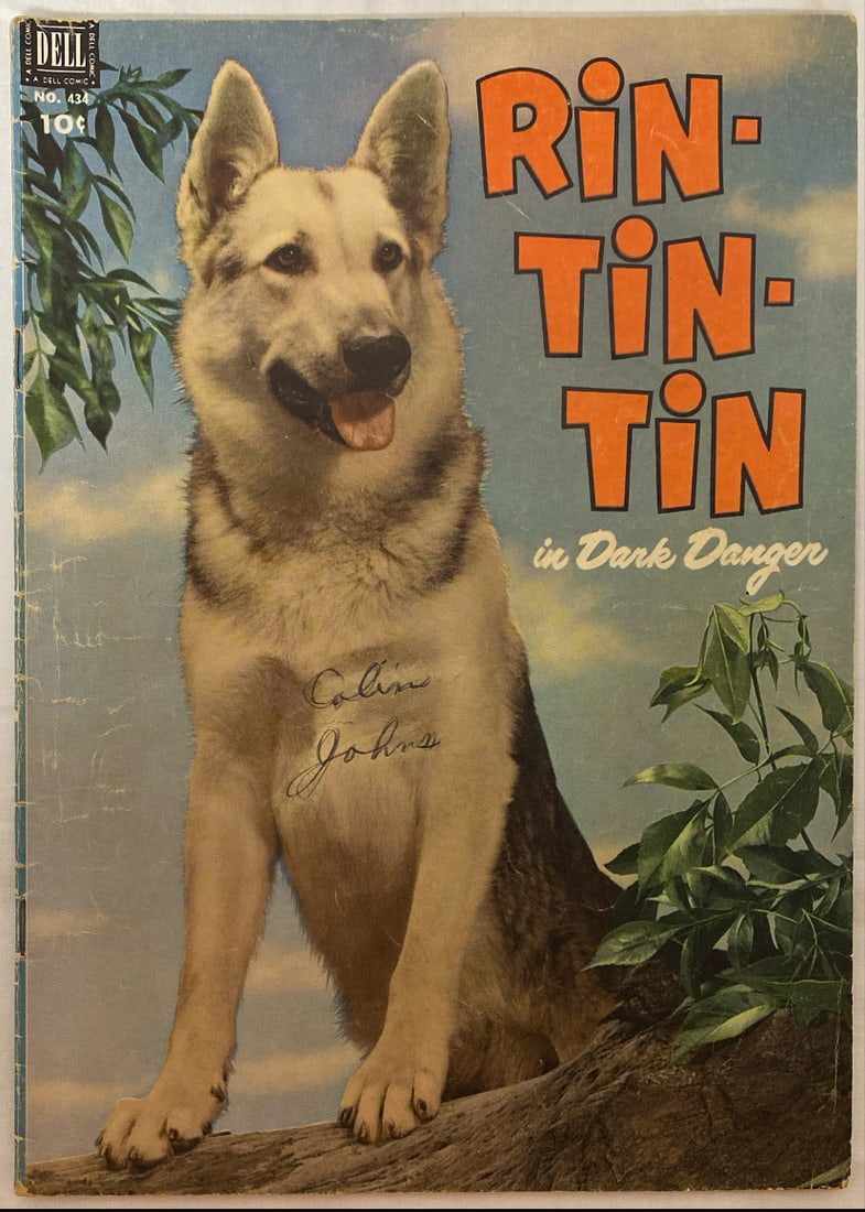 Rin-Tin-Tin 434 Dell Comic Book: 1952, please preview and see all photos for condition 