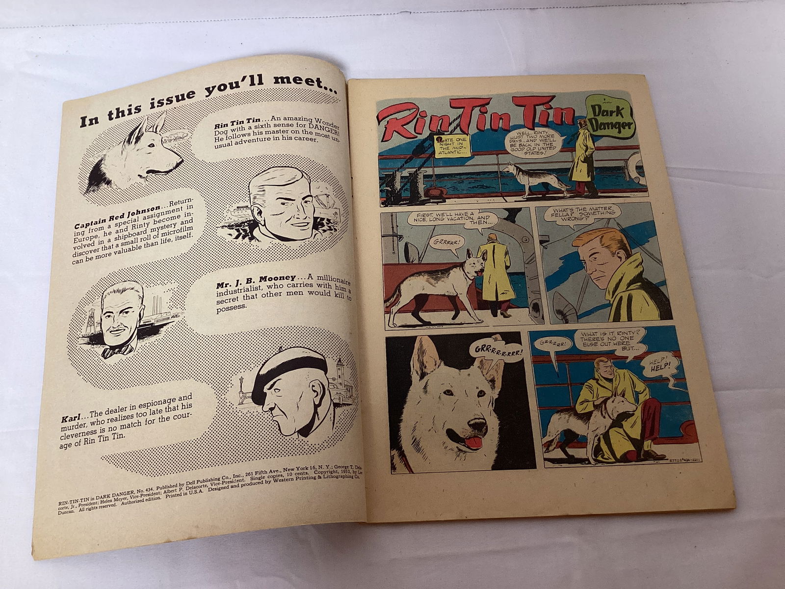 Rin-Tin-Tin 434 Dell Comic Book - 6