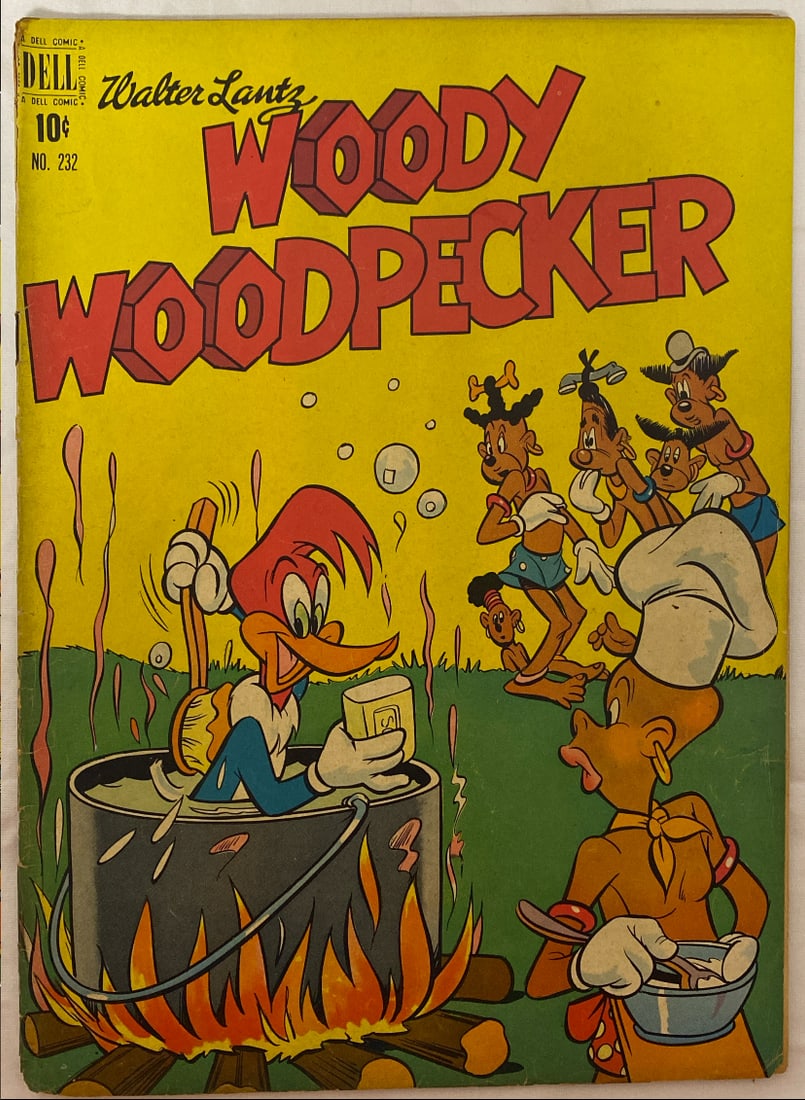 Walter Lantz Woody Woodpecker 232 Dell Comic Book (1 of 8)