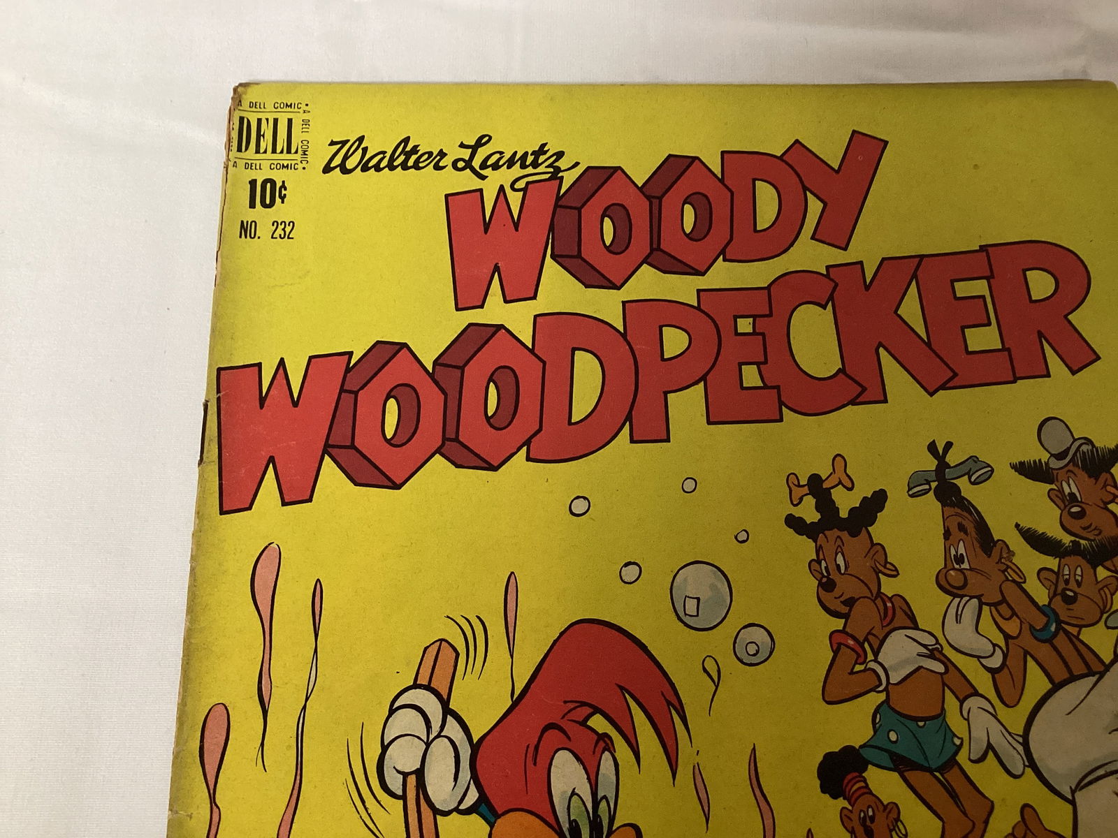 Walter Lantz Woody Woodpecker 232 Dell Comic Book - 2