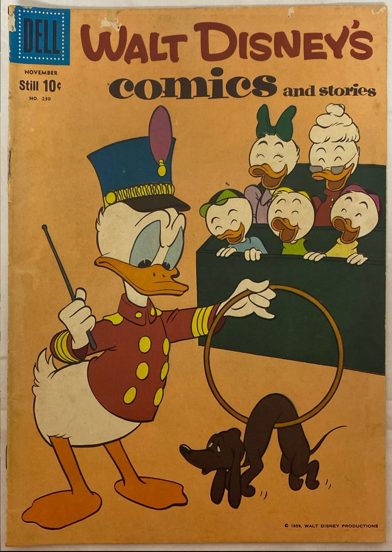 Walt Disney's Comics and Stories 230 Dell Comic Book (1 of 8)