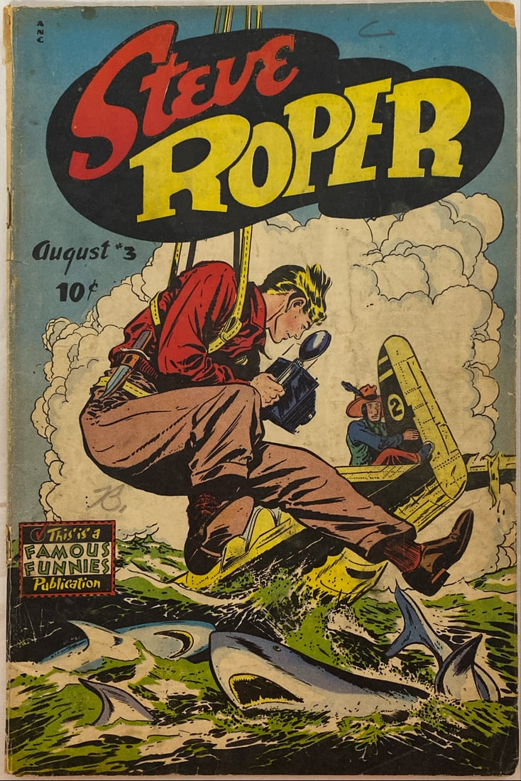 Steve Roper 3 Famous Funnies Comic Book (1 of 8)