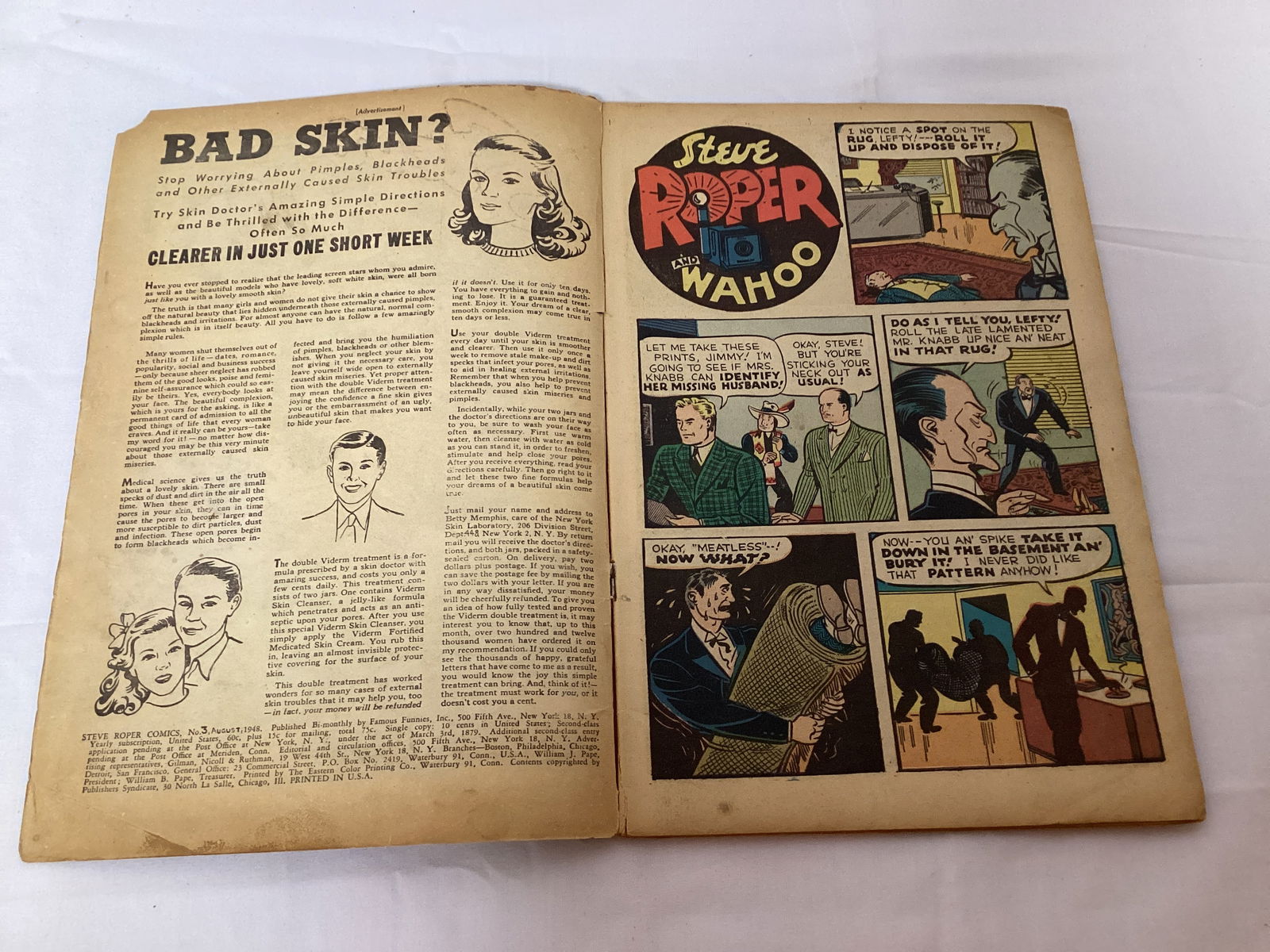 Steve Roper 3 Famous Funnies Comic Book - 6