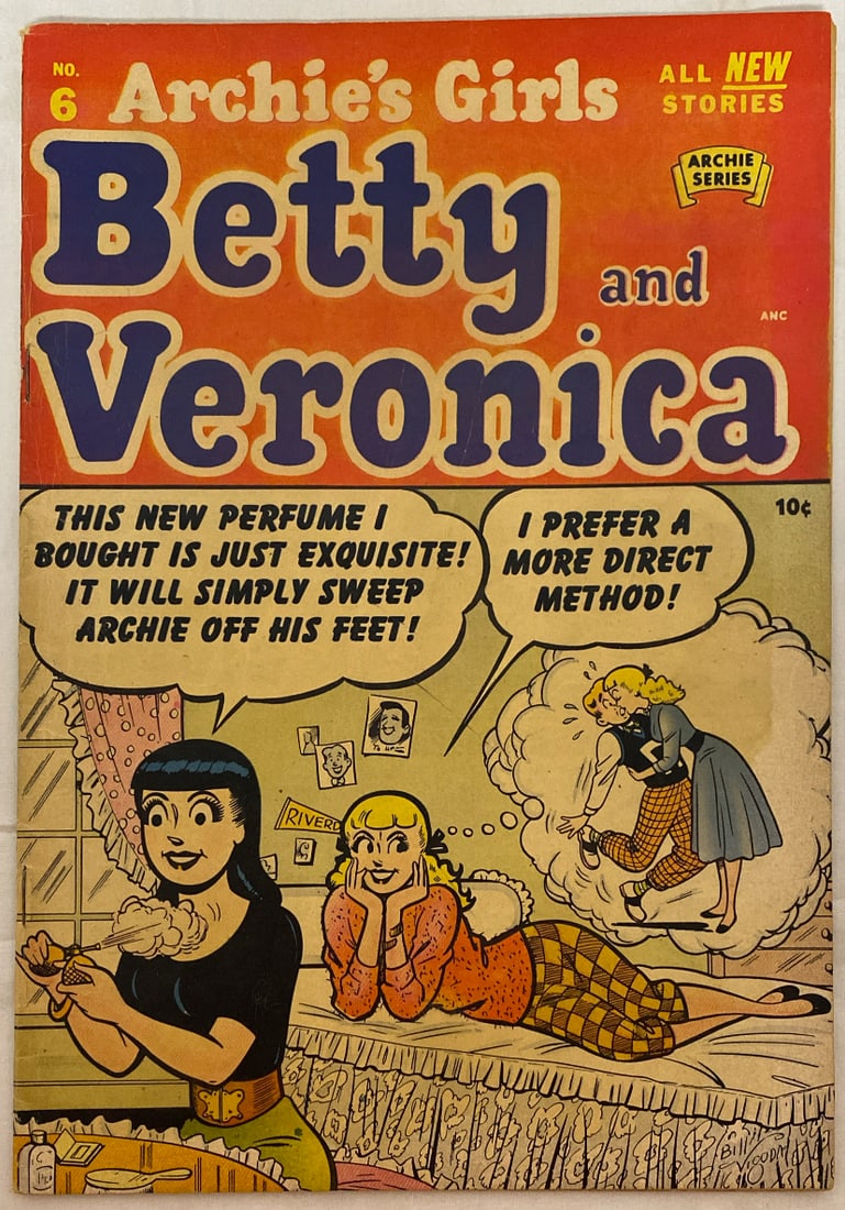 Archie's Girls Betty and Veronica 6 Comic Book (1 of 8)