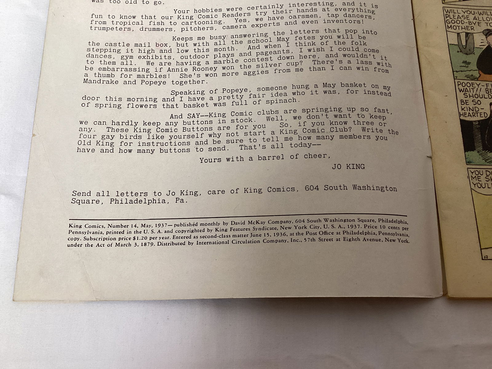 King Comics 14 Comic Book - 7