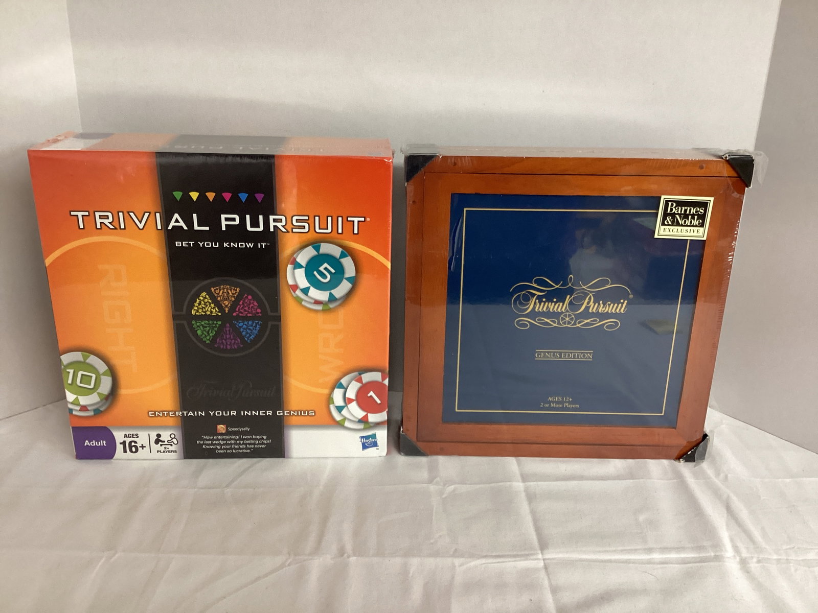 Two Sealed Trivial Pursuit Board Games: .