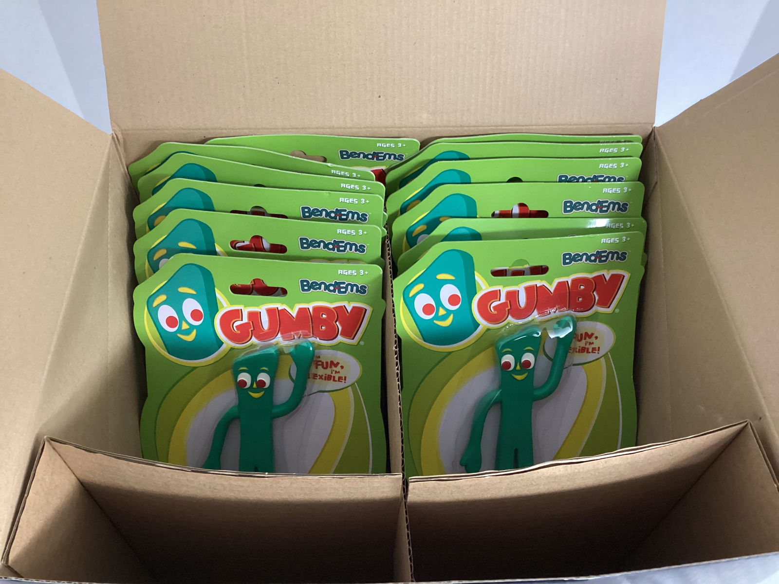Case of 12 Bend-Ems Gumby Figures - 2