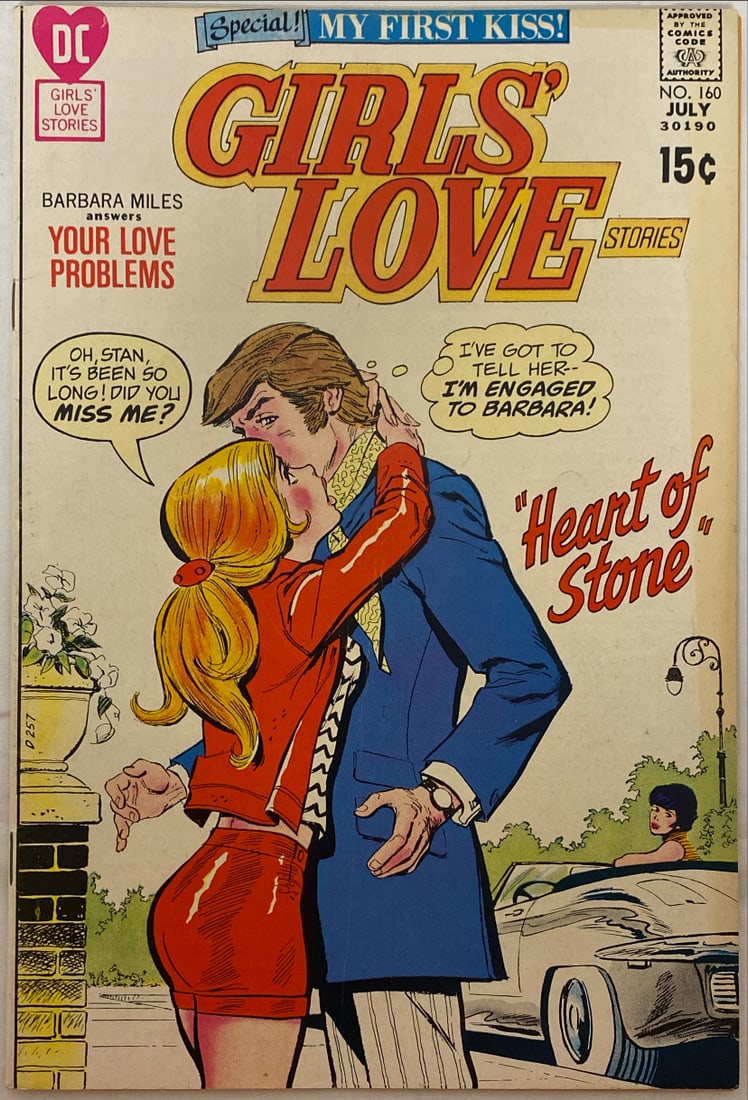 Girls' Love Stories 160 DC Comic Book: 1971, please preview and see all photos for condition 